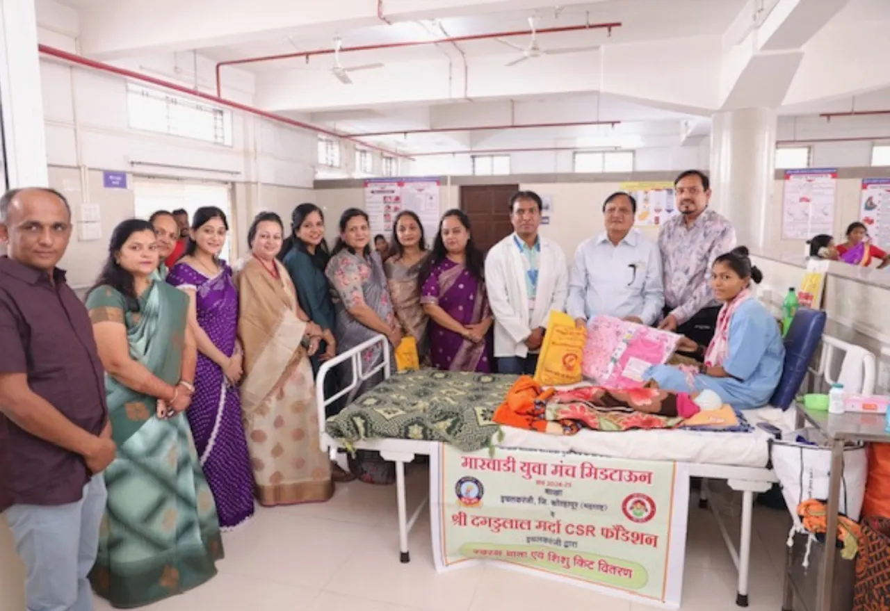 Doctors treating patients at a Foundation healthcare camp